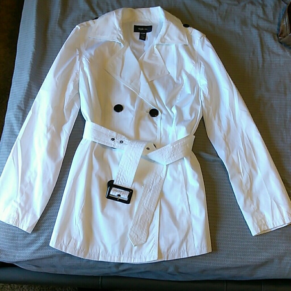 Style & Co. Jackets & Blazers - FLASH SALE!! White Style & Co. Coat